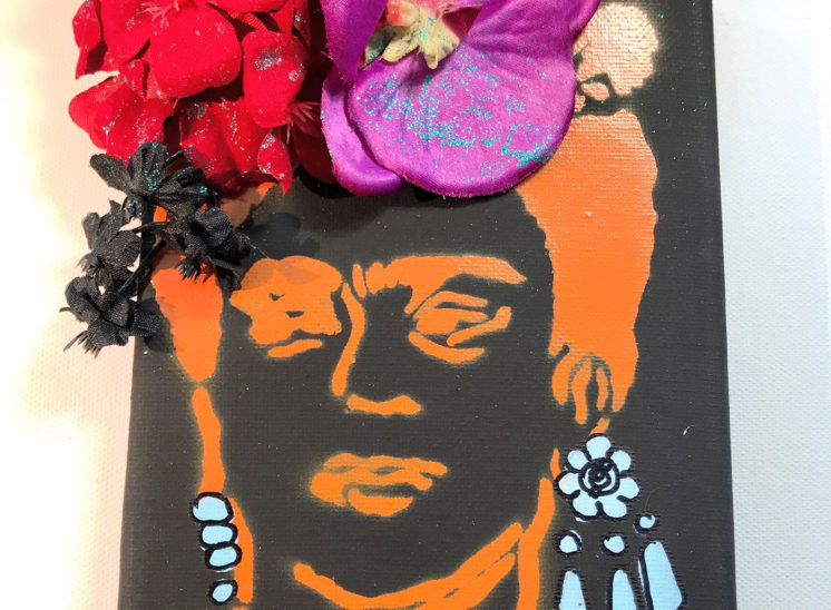 Frida Enflorada Chica in Orange, 5